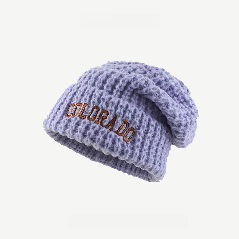 Loose Large Design Letters Beanie