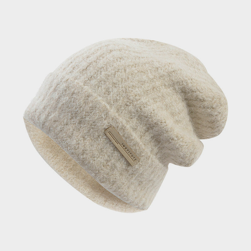 Wool Blend Stretchy Wool Hat Cold Hat