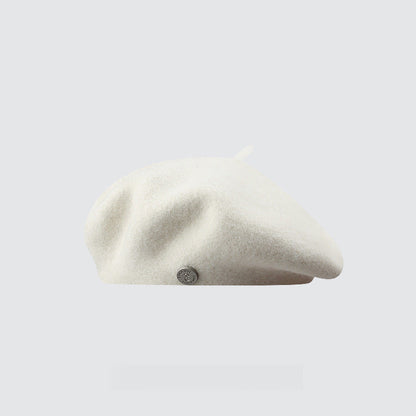 Heka New High-Quality Beret - Winter Chic Artist Hat, Versatile Woolen Beret for Women