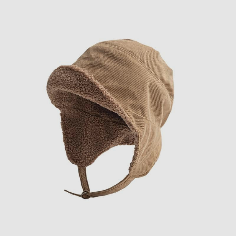 Double-Sided Wear Ear Protection Flight Hat Cycling Warm Windproof Trapper