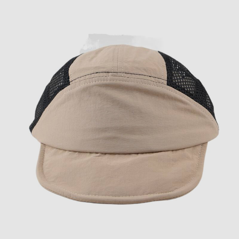 Summer Half Mesh Breathable Quick-Drying 5 Panel Cap