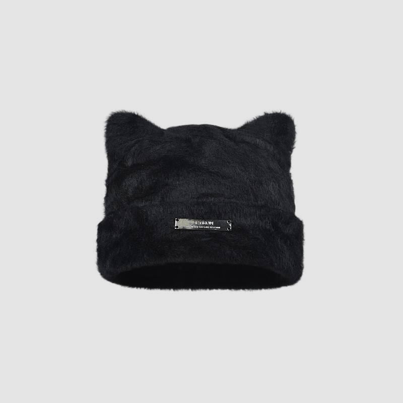 Imitation Mink Fur Knitted Hat Cold Hat