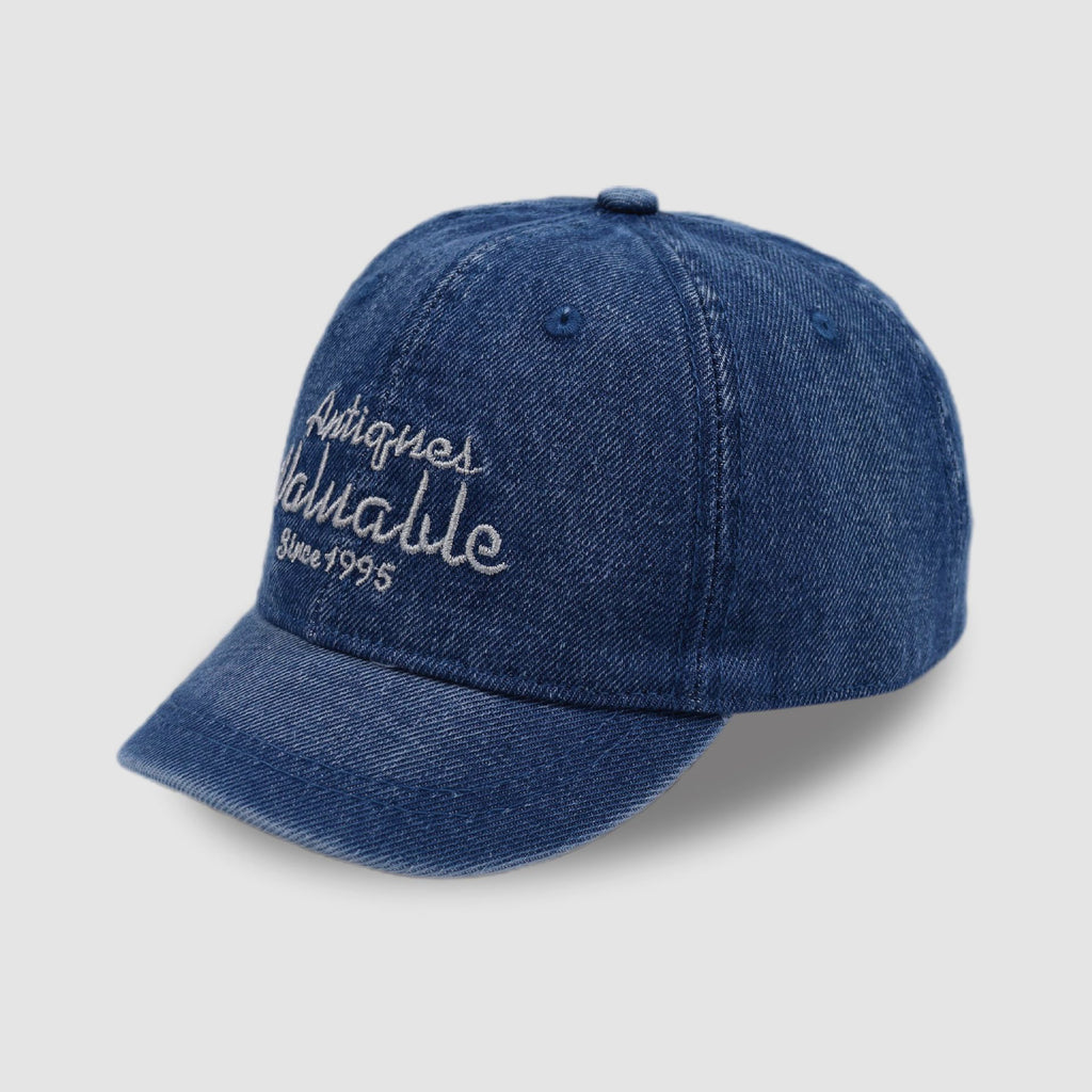 Denim Letter Embroidered Baseball Cap