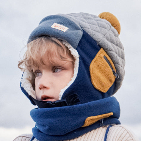 Children's Ear Protection Hat Lightweight and Warm