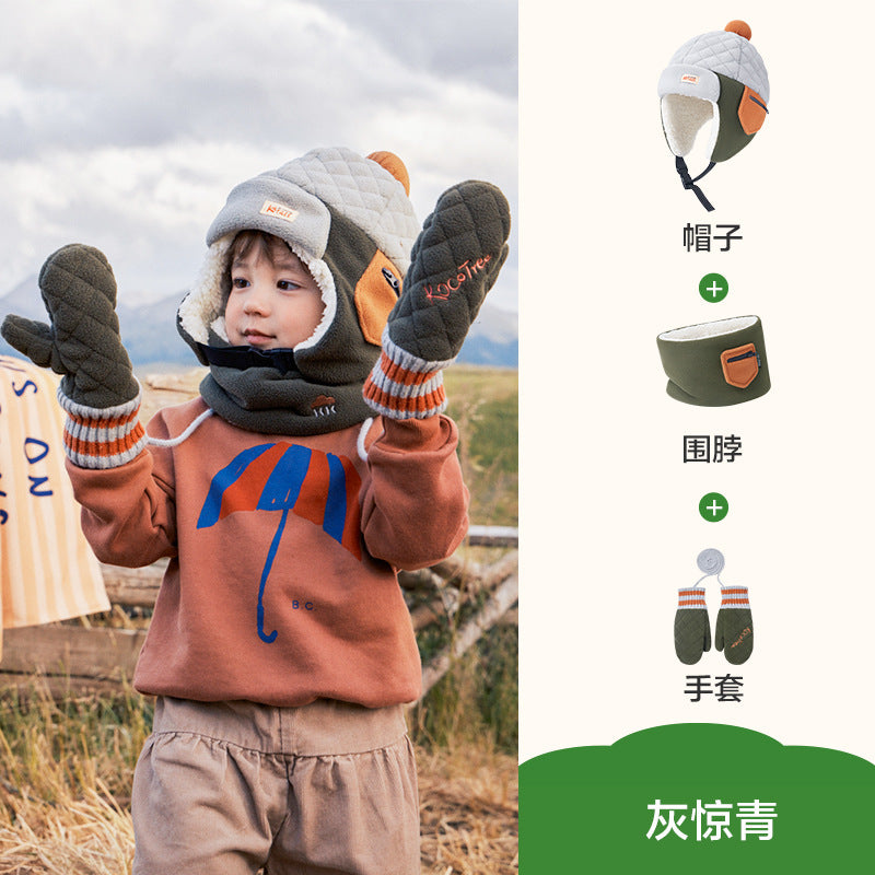 Children's Ear Protection Hat Lightweight and Warm