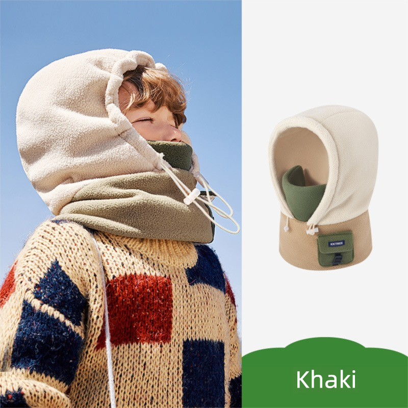 Children's Hat Scarf Integrated Windproof Mask Anti-static Ear Protection Hat