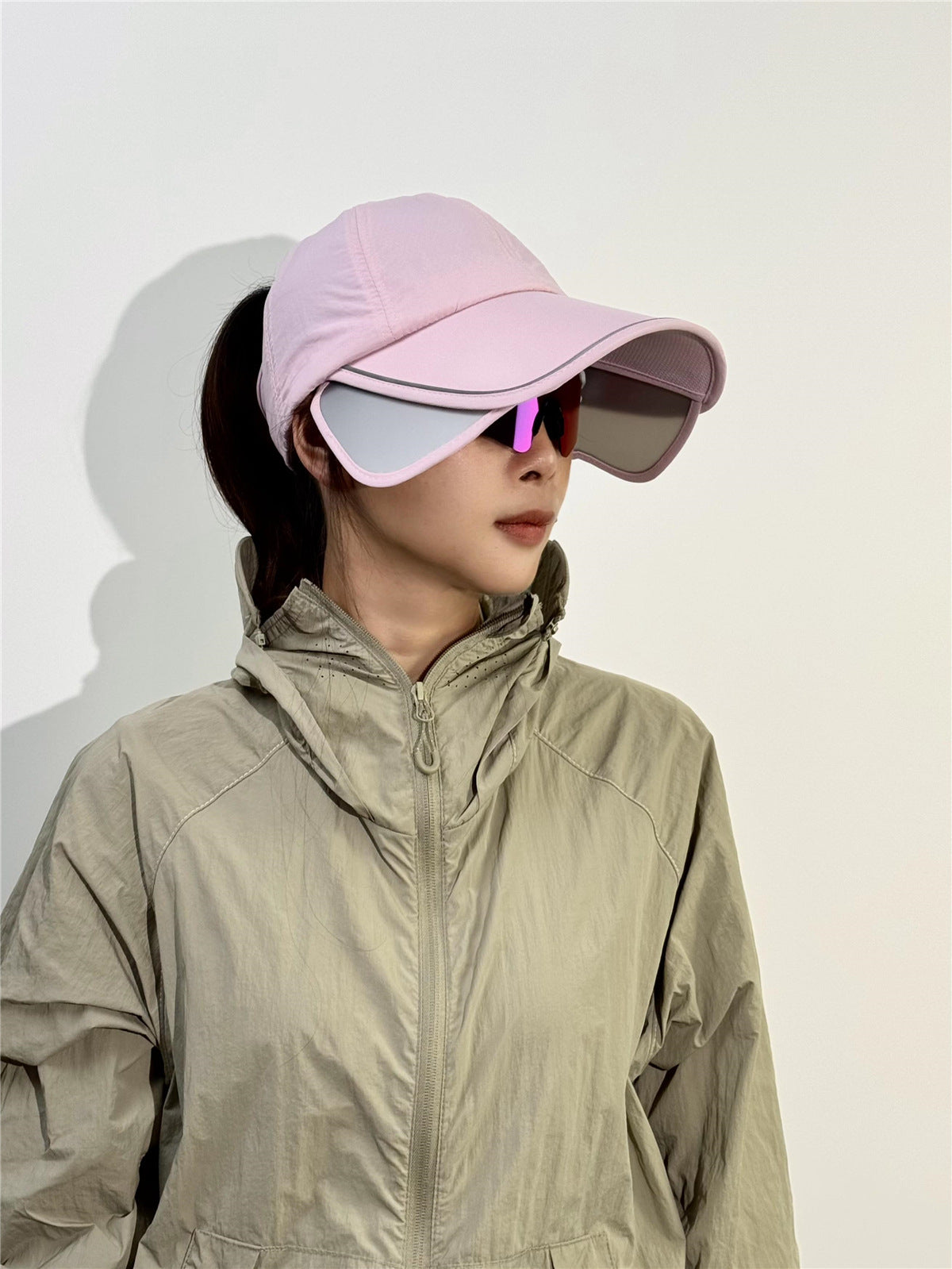 Outdoor Quick-Drying Cap Dual-Wear Topless Hat