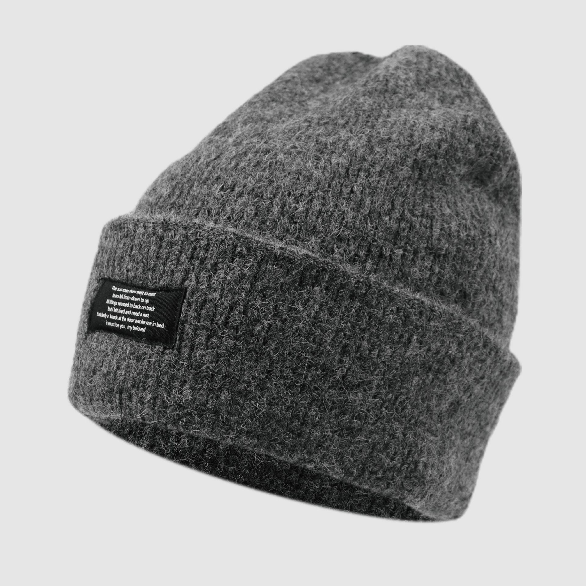 Outdoor Knitted Wool Blended Beanie