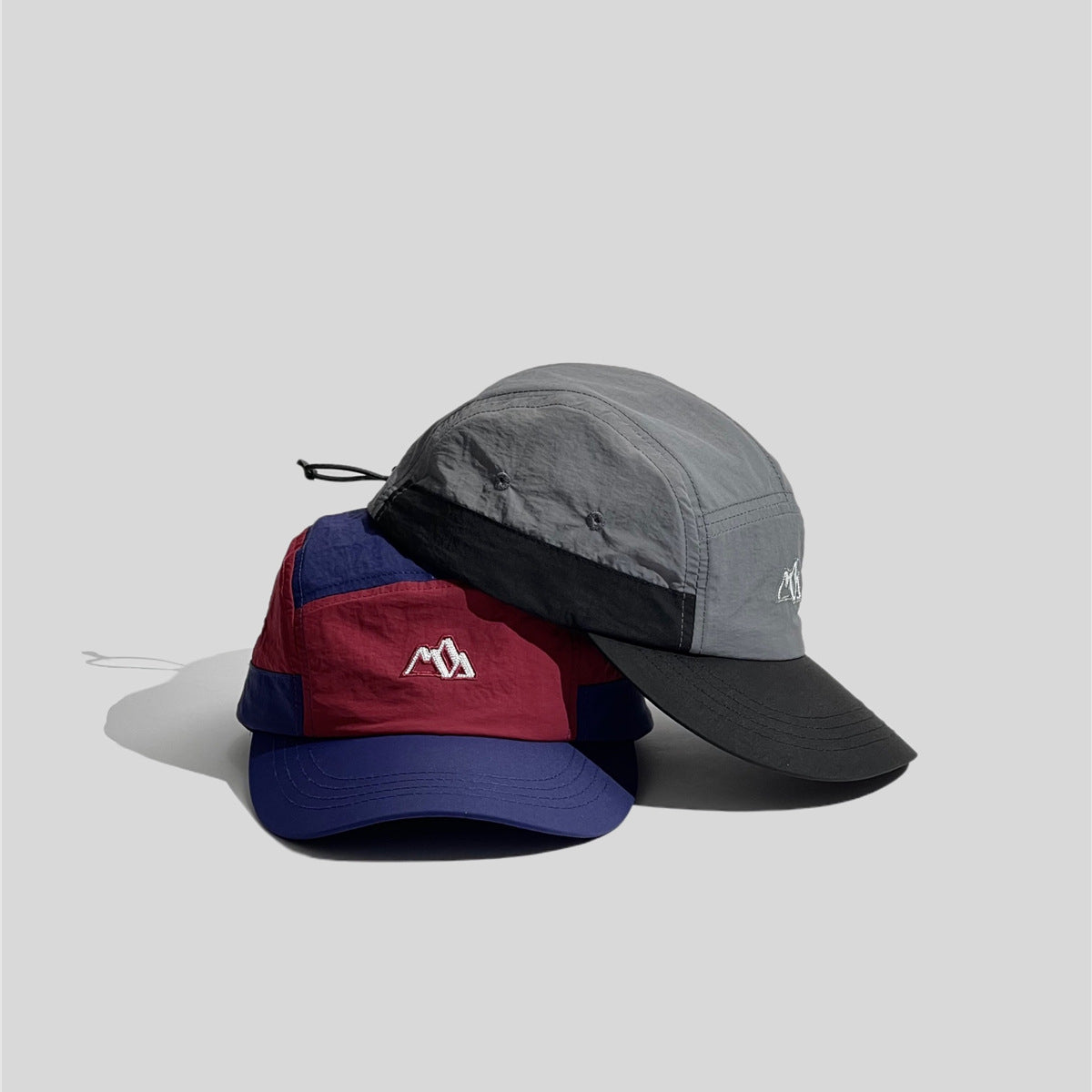 Workwear Color-Block Quick-Dry Camping 5 panel Cap