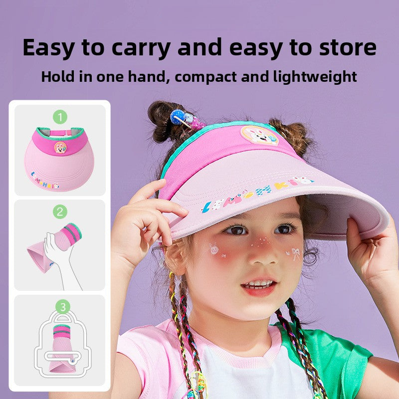 Children's Summer UV Protection Visor Hat