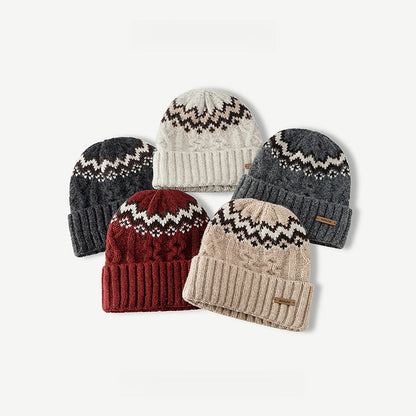 Wool Blend Thermal Twist Knitted Beanie