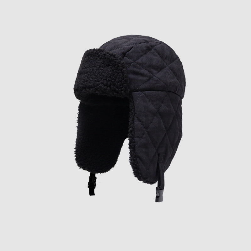 Cycling Hiking Thick Fleece Ear Flap Trapper Hat