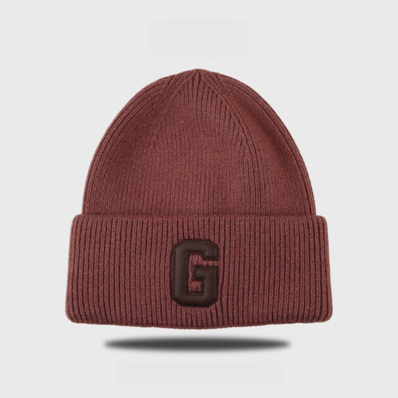 G Letters Thickened Warm Beanie