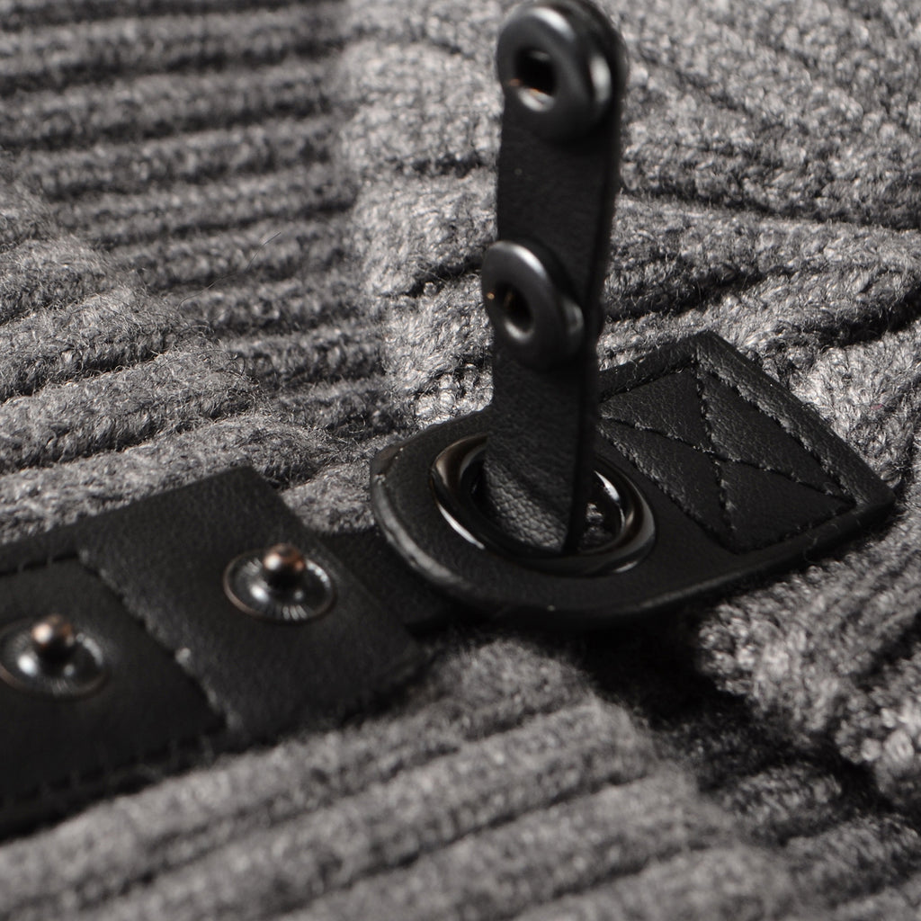 Core-spun Yarn Wool Ski Hat Solid Color Warm Head Wrap Hat