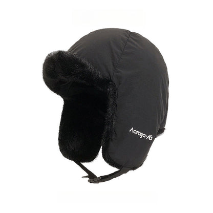 down Cotton Windproof Warm Helmet Liner Earmuffs Trapper