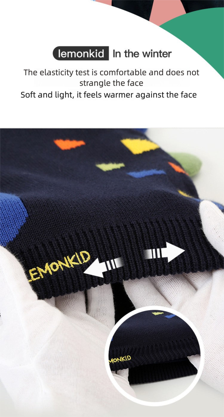 Children's Ear Protection Hat Cartoon Animal Fleece Lined Thickened Warm