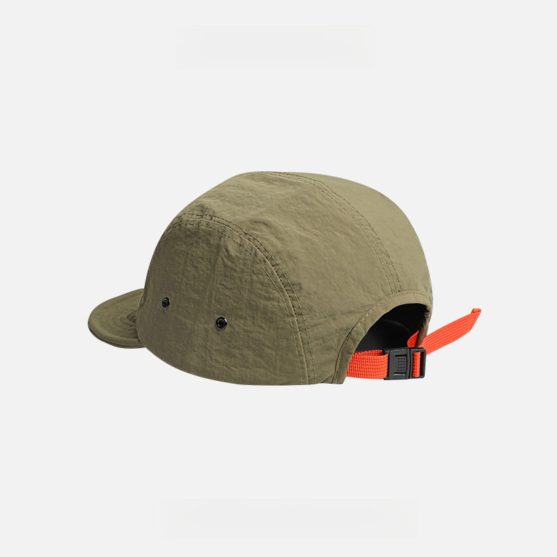 Japanese Style Quick-Drying Breathable Short Brim 5 panel Cap