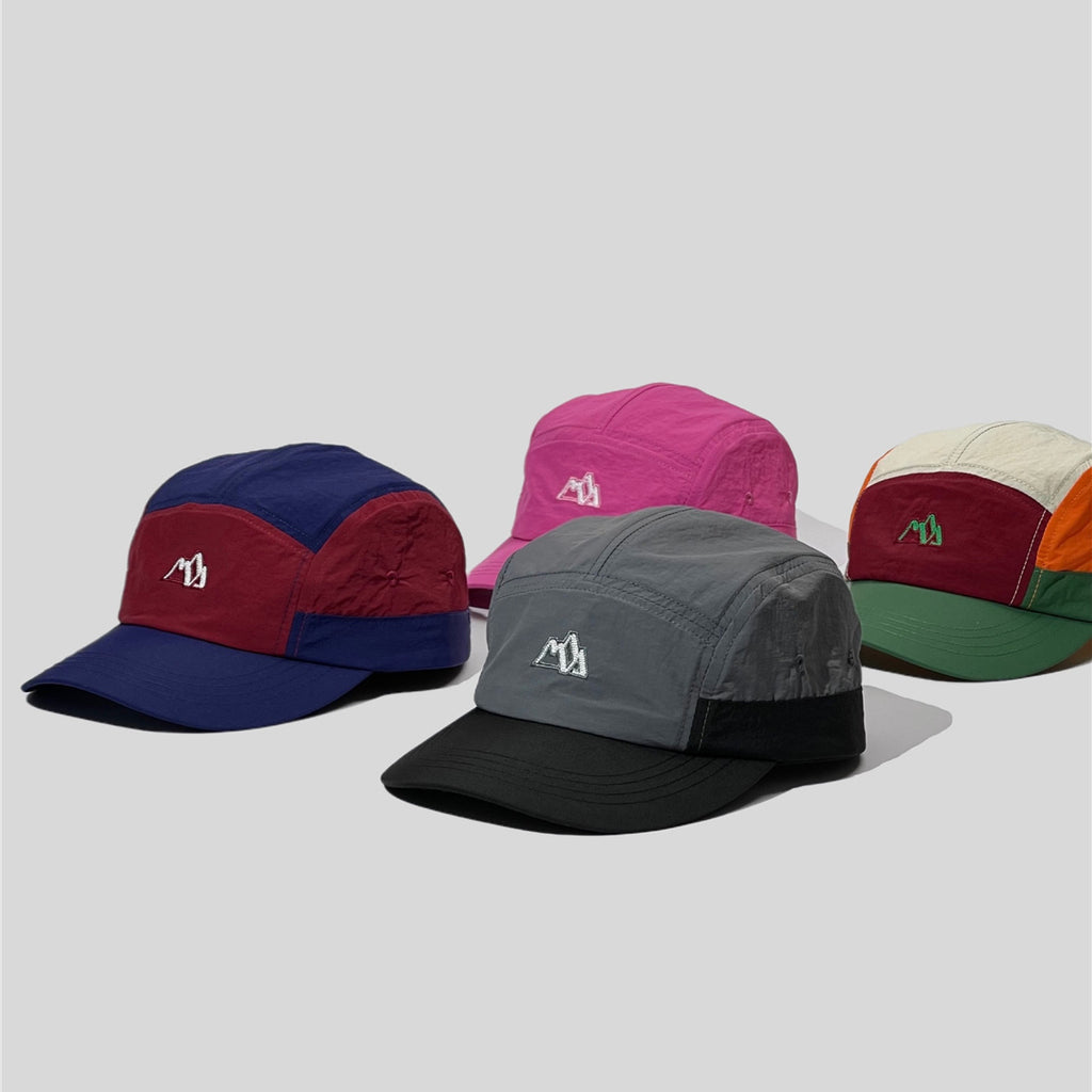 Workwear Color-Block Quick-Dry Camping 5 panel Cap