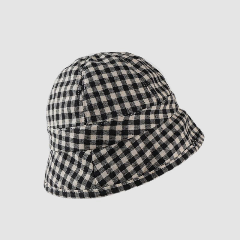 Plaid Dual-Wear Bow Bucket