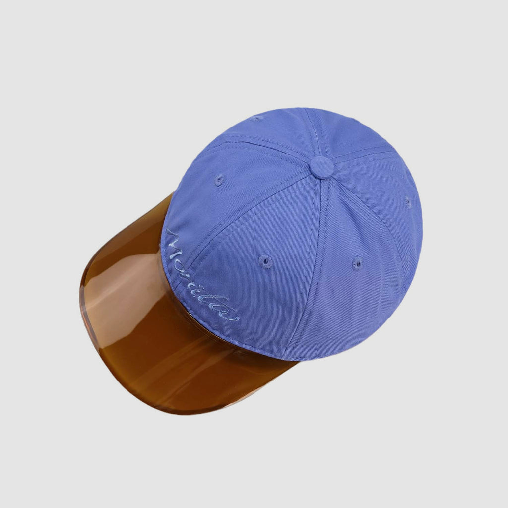 Eco-friendly Plastic Brim Spliced Cotton Baseball Cap