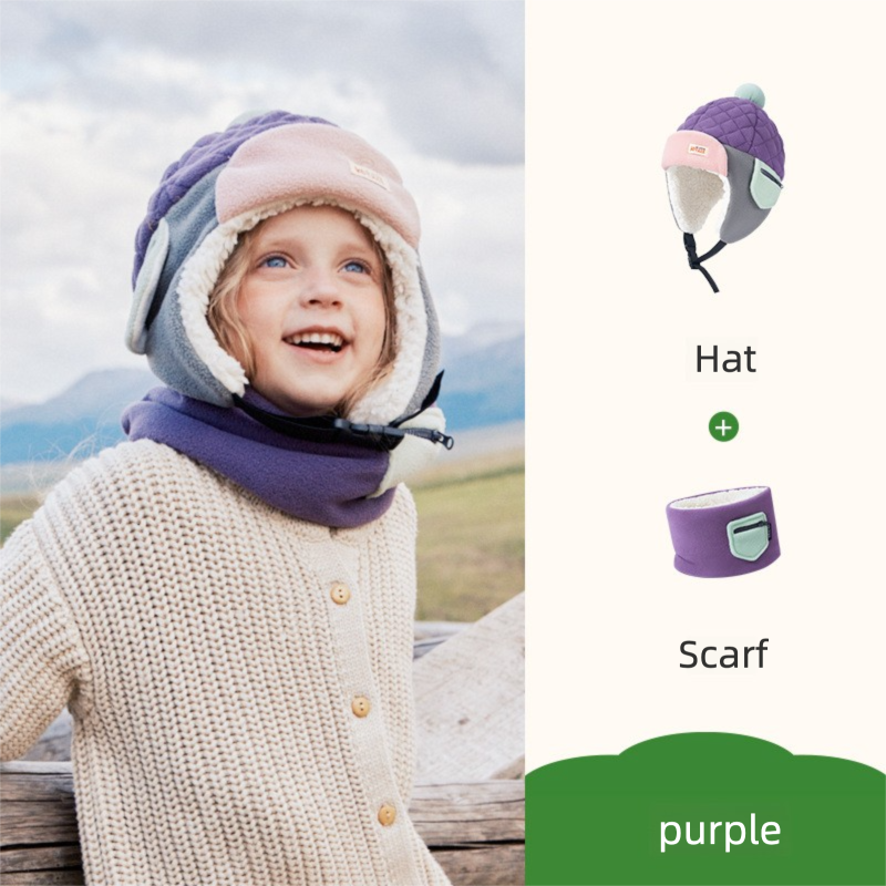 Children's Ear Protection Hat Lightweight and Warm