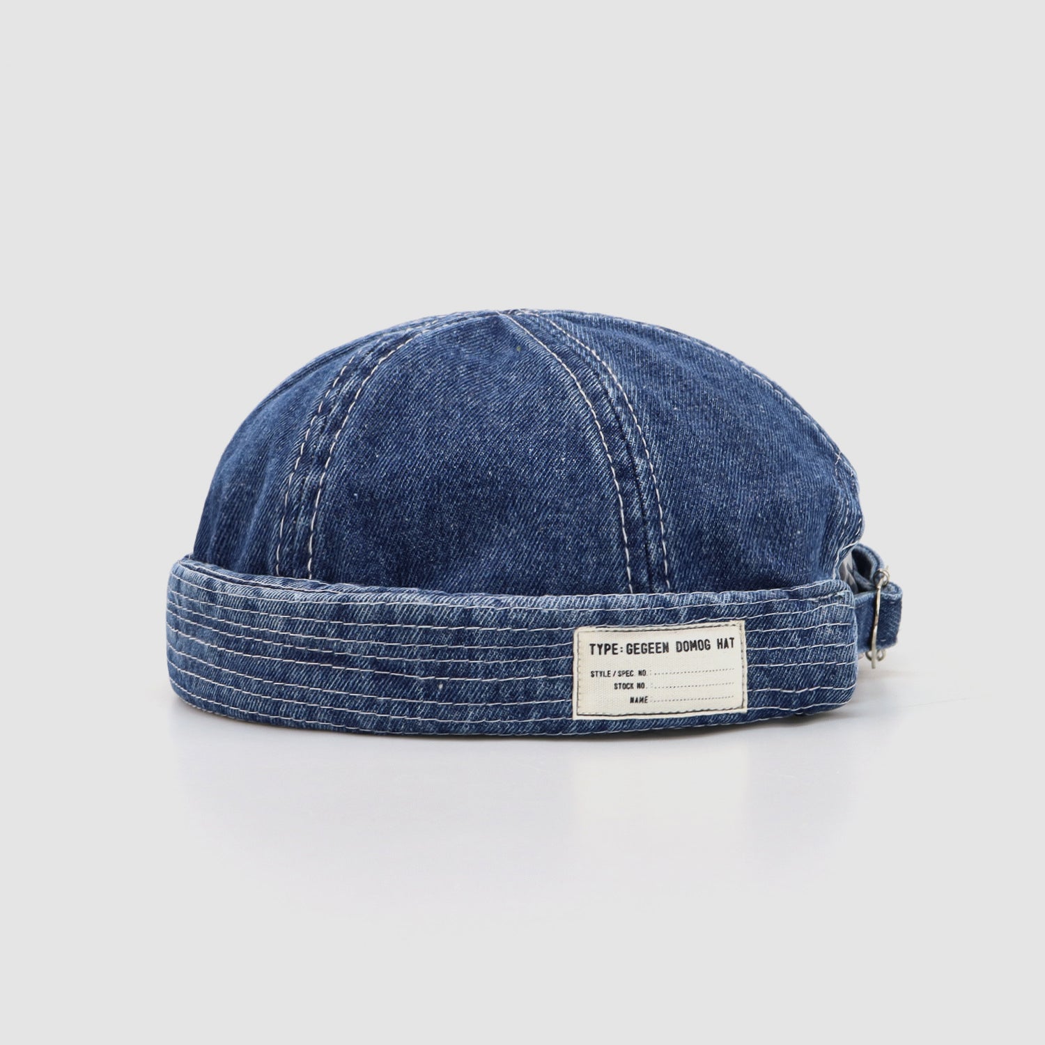 Denim Blue Cloth Label Bucket