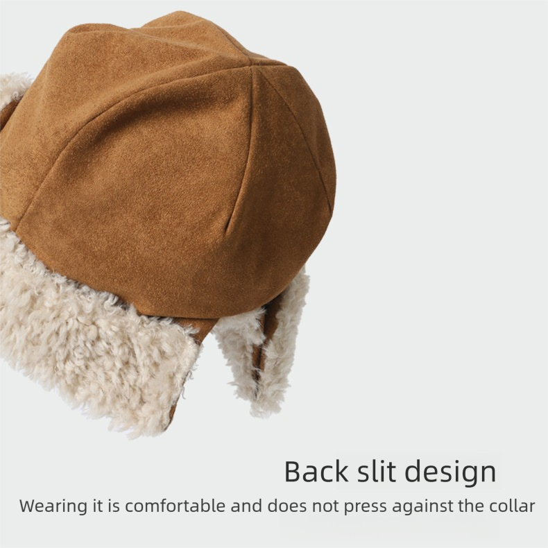 Cat Ear Teddy Fleece Suede Thick Ear Flap Hat