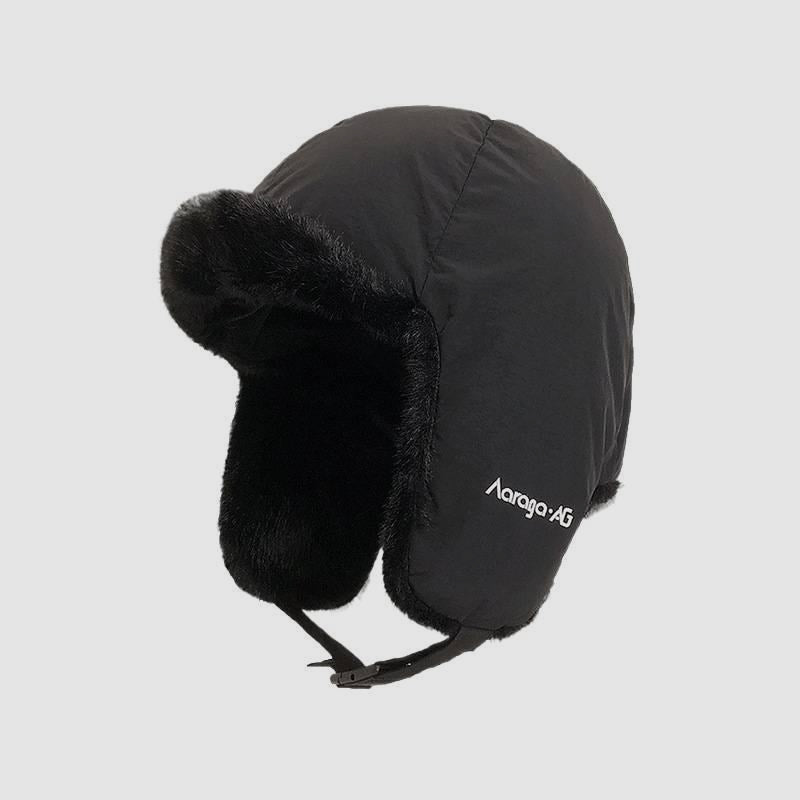 Down Cotton Warm Ear Protection Hat Cycling Windproof Helmet Liner Hat