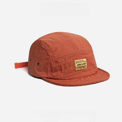 Japanese Style Quick-Drying Breathable Short Brim 5 panel Cap