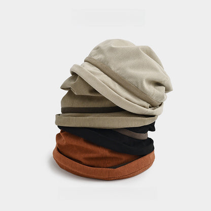 Corduroy Warm Toque for Men and Women