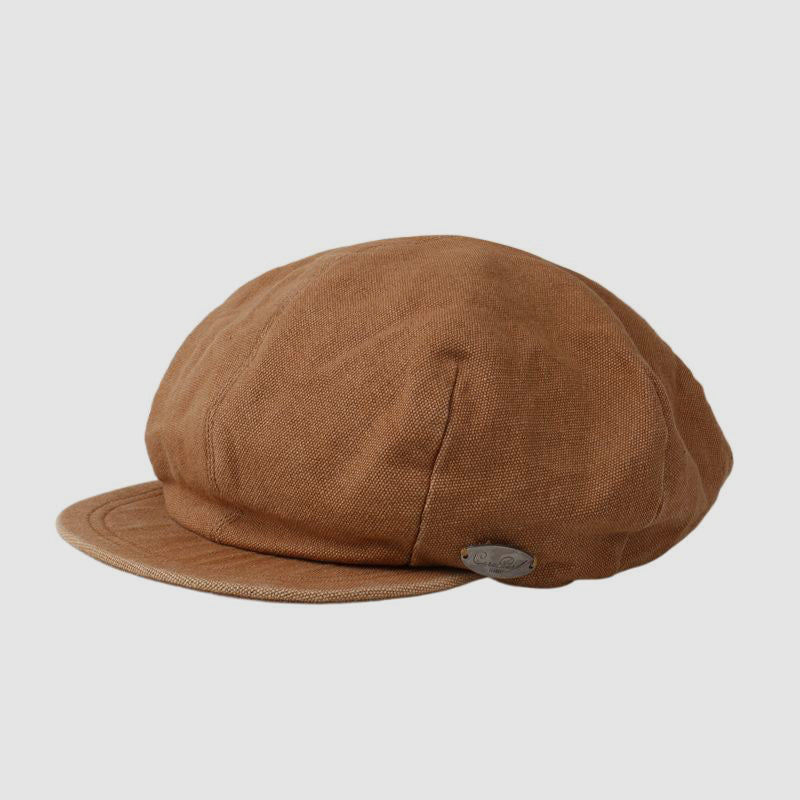 Cotton and Linen Material Breathable Newsboy Cap