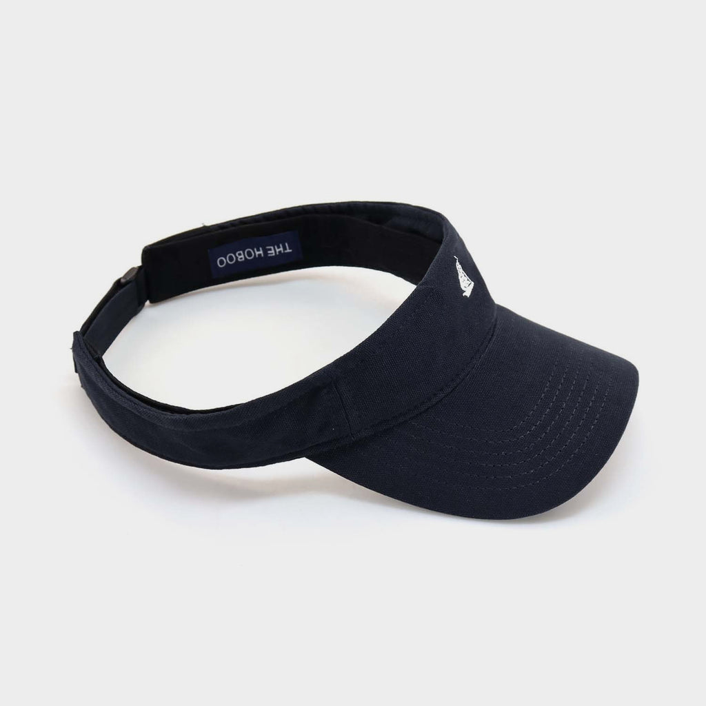 Embroidered Sailboat Visor Cap Breathable
