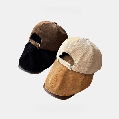 Autumn and Winter Corduroy Japanese Peaked Cap