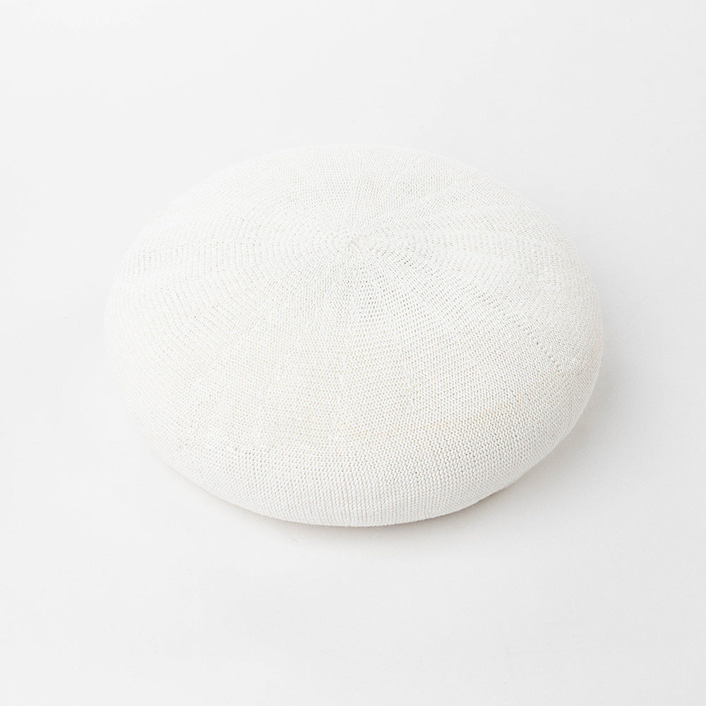 Summer Washi Beret Knitted Breathable Three-Dimensional Painter Hat