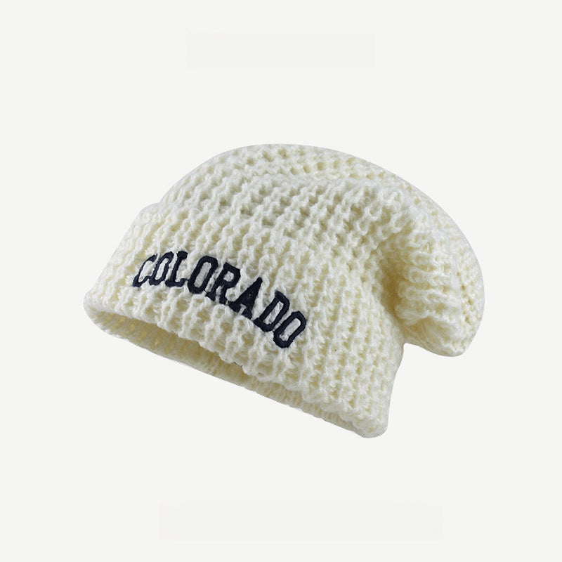 Loose Large Design Letters Beanie