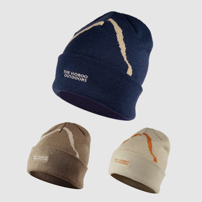 Outdoor Mountaineering Warm-Keeping and Cold-Proof Jacquard Beanie