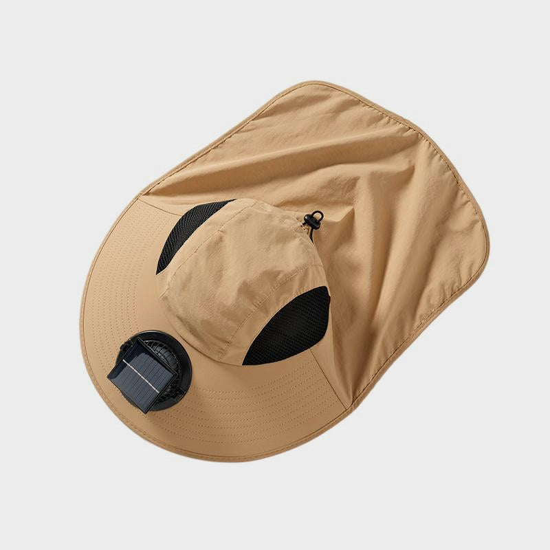 Fan Hat Men Summer Outdoor Sun Protection Fishing Hat Fisherman Hat