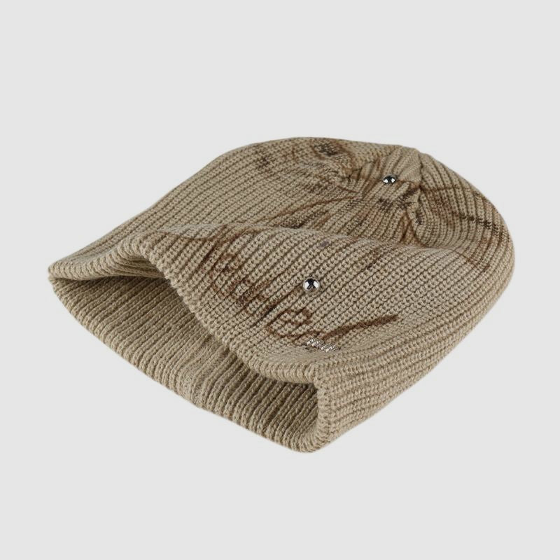 Inkjet Bow Letter Handmade Ornaments Beanie
