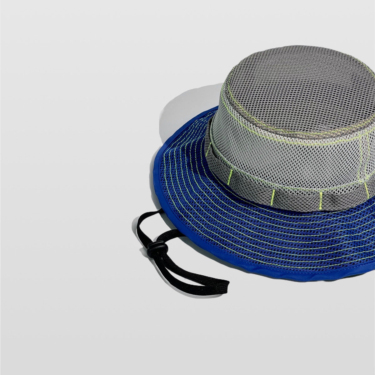 Mesh Breathable Color-Block Fisherman Hat