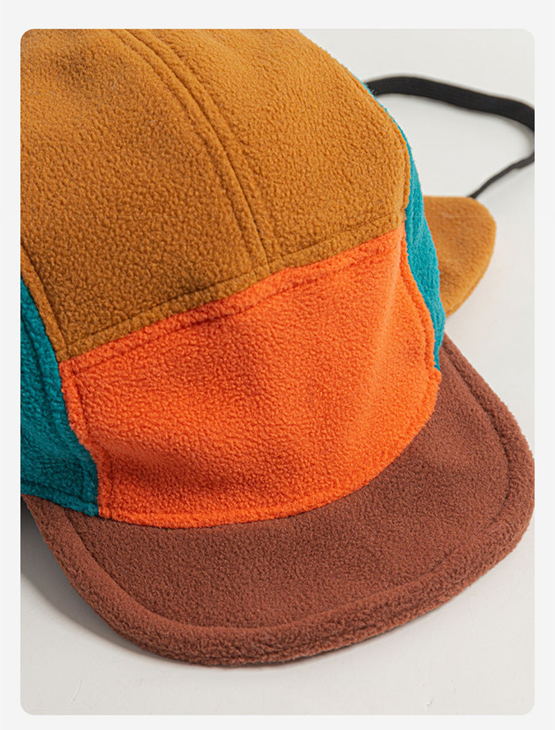 Windproof Warm Polar Fleece Earmuffs Hat Cold-Proof