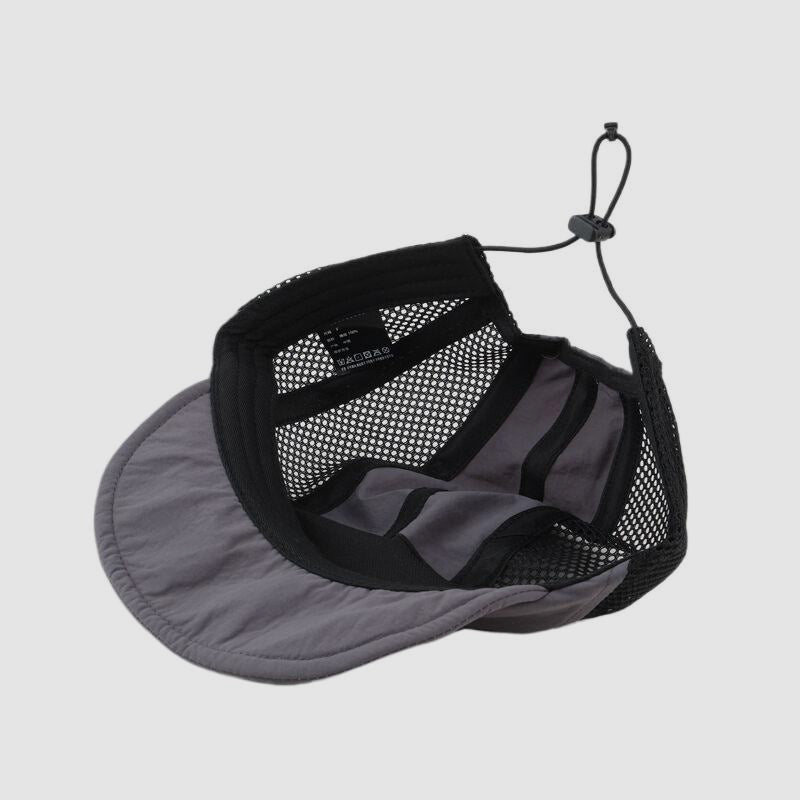Summer Half Mesh Breathable Quick-Drying 5 Panel Cap