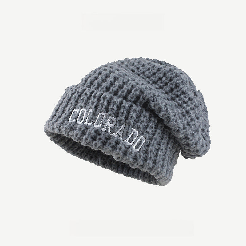 Loose Large Design Letters Beanie