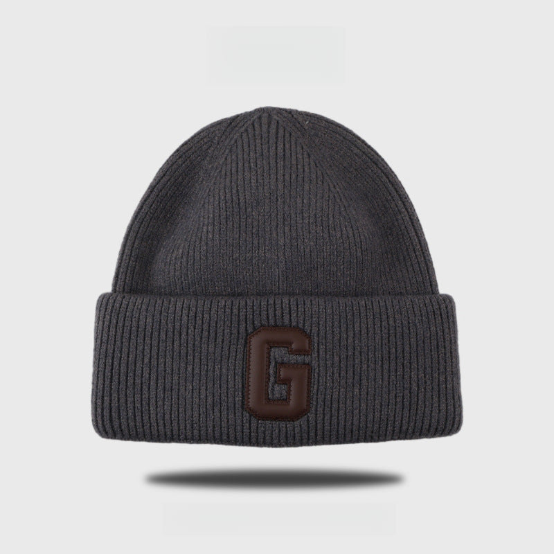 G Letters Thickened Warm Beanie