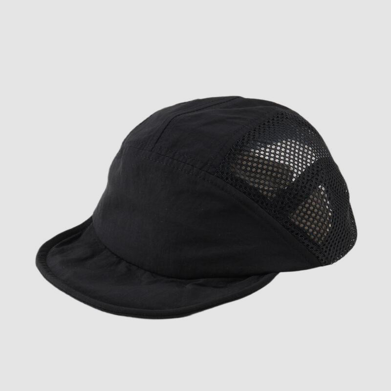 Summer Half Mesh Breathable Quick-Drying 5 Panel Cap