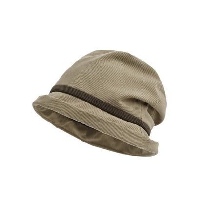 Corduroy Warm Toque for Men and Women