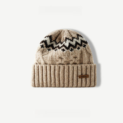 Wool Blend Thermal Twist Knitted Beanie