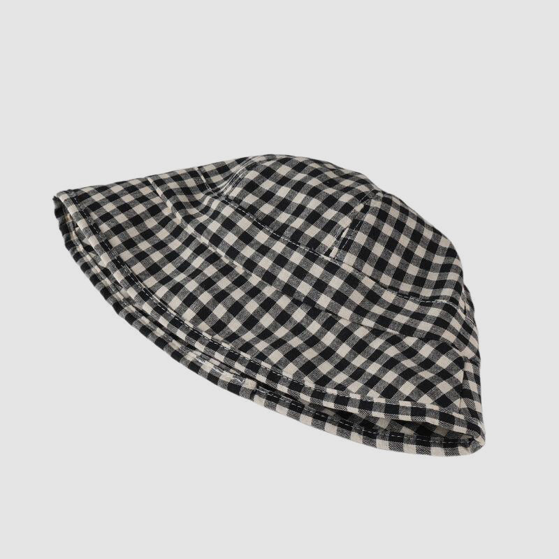 Plaid Dual-Wear Bow Bucket