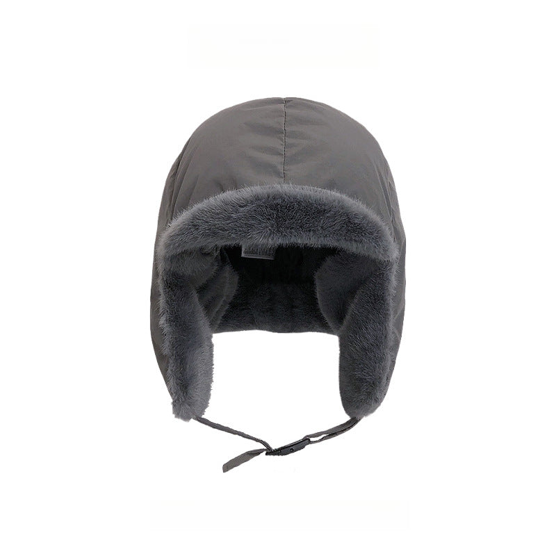 down Cotton Windproof Warm Helmet Liner Earmuffs Trapper