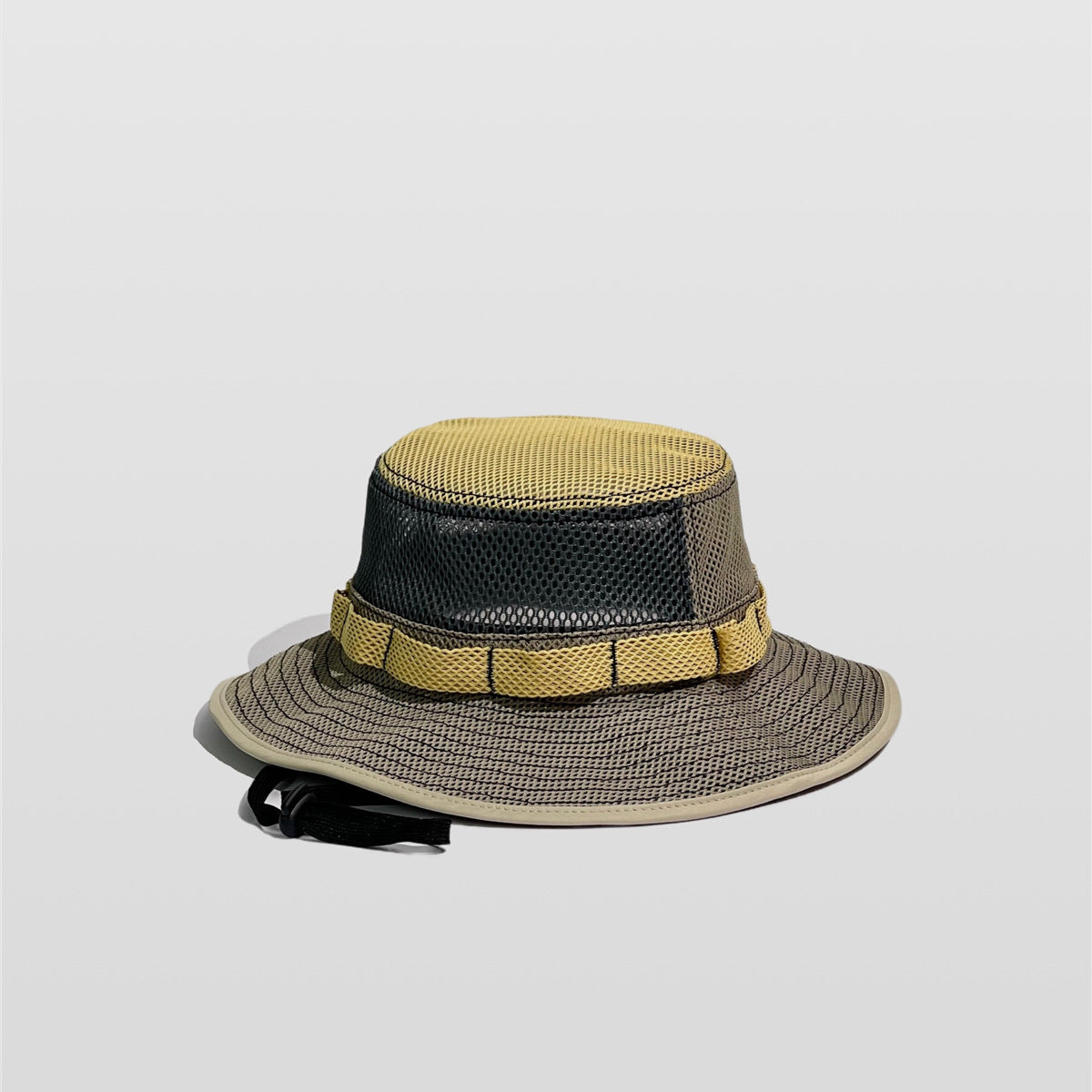 Mesh Breathable Color-Block Fisherman Hat