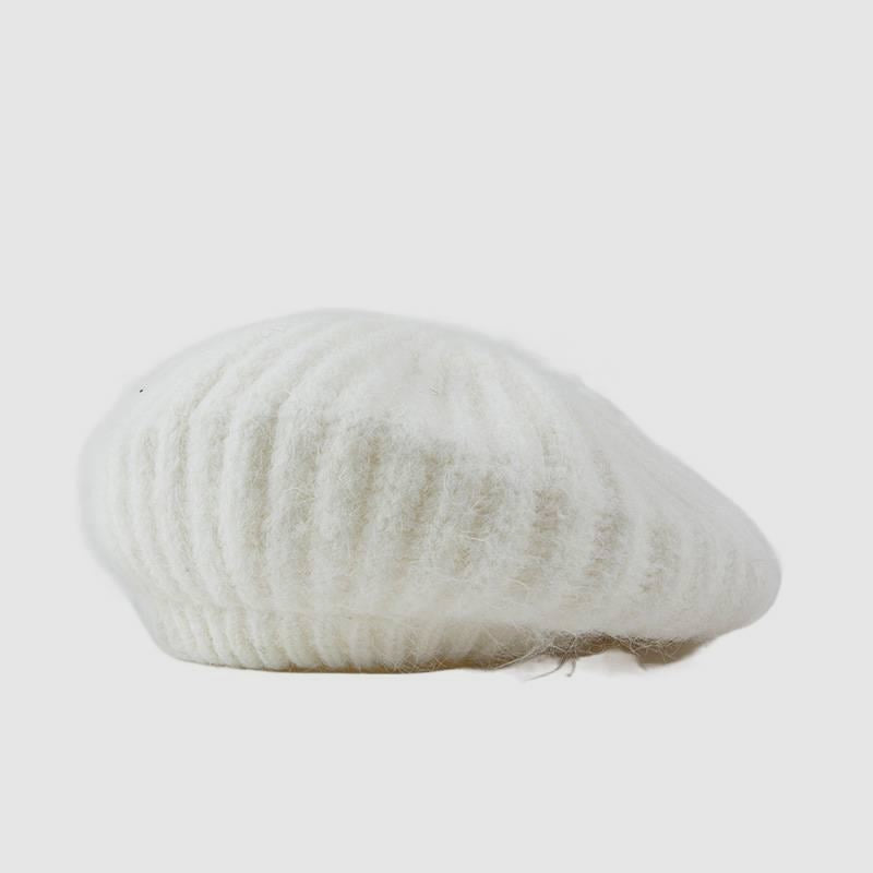 Womens Big Head Mohair Beret